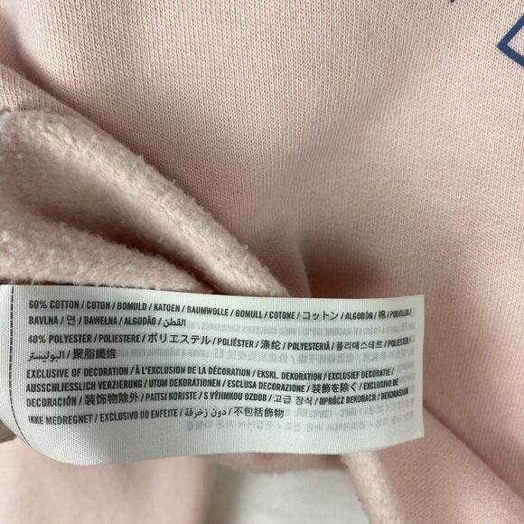 Abercrombie & Fitch Sweater Womens Extra Small Pink Cropped Lightweight Casual - Picture 9 of 9